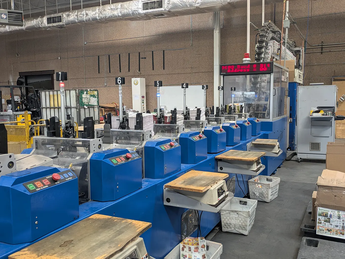 mailroom finishing and distribution printing